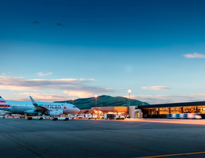 The Jackson Hole Airport offers a unique and magical travel experience.  