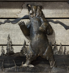 Grizzly Metal Art by Terry Chambers