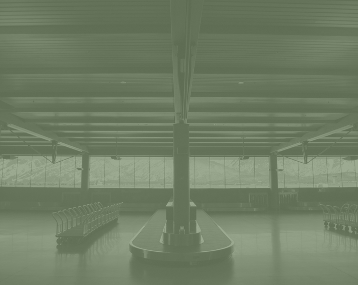 Baggage claim 1_green Jackson Hole Airport