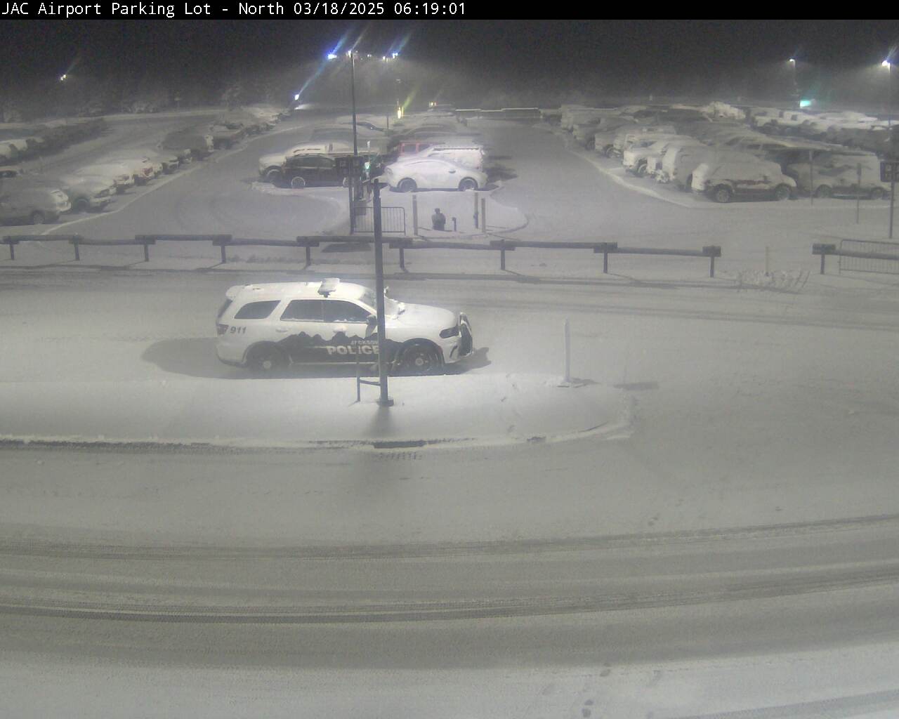 Webcam del aeropuerto de Jackson Hole - Aparcamiento norte