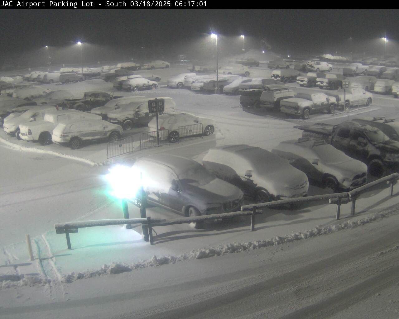 Webcam del Aeropuerto de Jackson Hole - Aparcamiento Sur